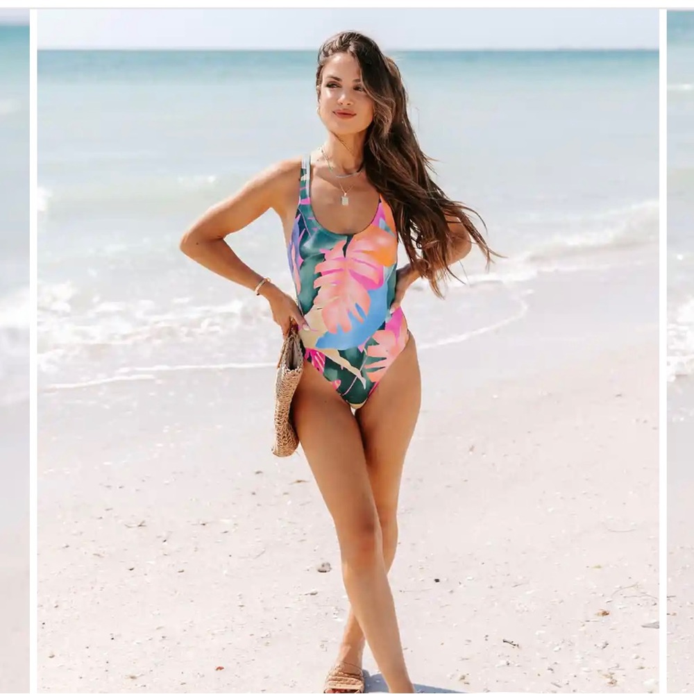 NWT Vici one piece Scoop neck swimsuit